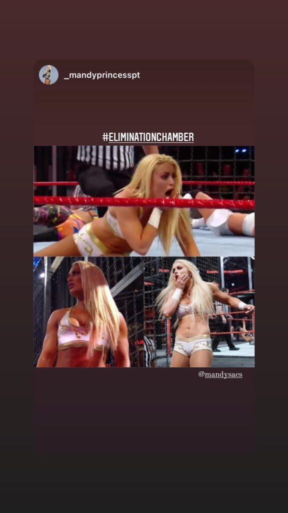 Mandy Rose Shares Pictorial Messages After Missing WWE Elimination Chamber 2021 3