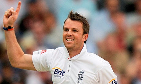 Graeme Swann Photograph: Philip Brown/Reuters