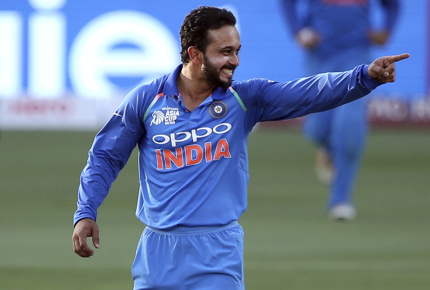 Kedar Jadhav (AP Photo/Aijaz Rahi)