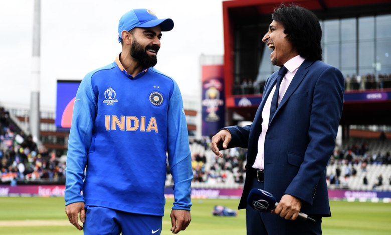 Ramiz Raja-Virat Kohli. Photo Credit: (ESPN Cricinfo)