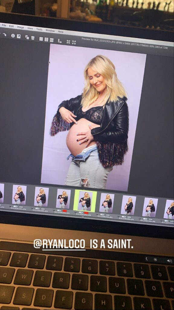 Ex WWE Star Renee Young Shares BTS Photos & Videos From Pregnancy Shoot 2