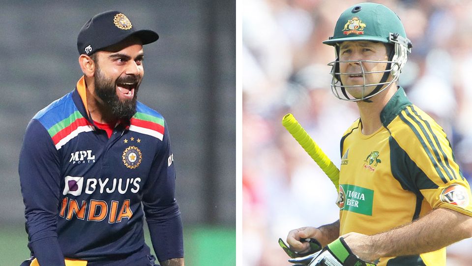 Virat Kohli (pictured left) and Ricky Ponting (pictured right) (Getty Images)