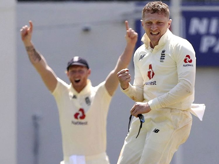 Dom Bess dominated the bowling for England against India Image Credit: PTI