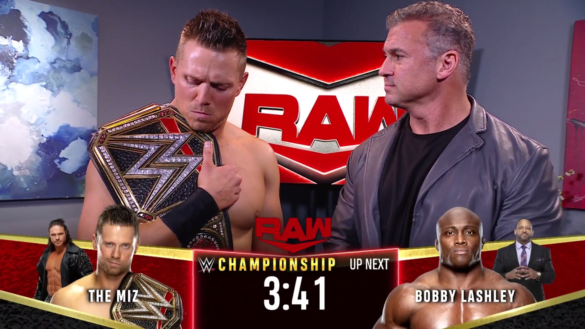 Wwe Raw Results 01 03 21 Bobby Lashley Vs The Miz Mcintyre Vs Sheamus