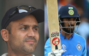 Virender Sehwag and KL Rahul. (Photo Source: Getty Images)