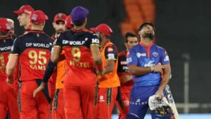 Heartbroken Rishabh Pant after he hit a four off the last ball when DC needed 6 runs | Photo: BCCI / IPL