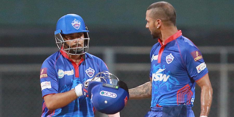 Shikhar Dhawan and Prithvi Shaw of Delhi Capitals during match 2 of the Vivo Indian Premier League. (Photo | ANI)