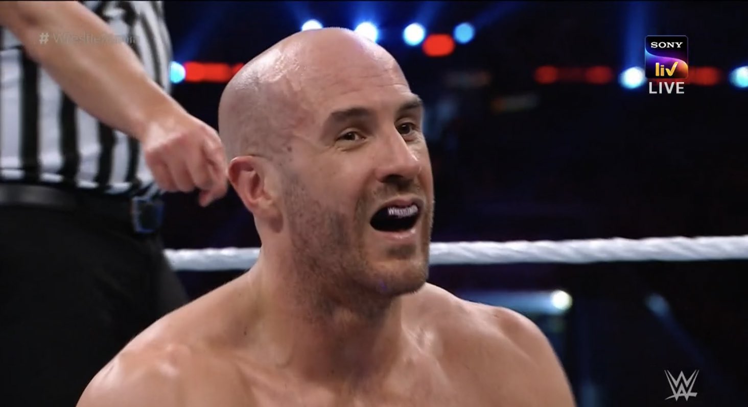 WrestleMania 37. Cesaro vs. Seth Rollins