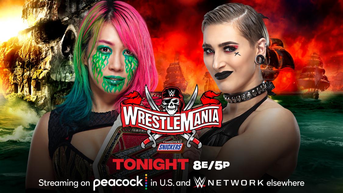 WrestleMania 37. Asuka vs. Rhea Ripley