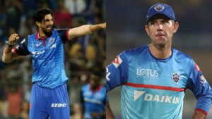 Ishant Sharma, Ricky Ponting Image Source : DELHI CAPITALS/GETTY IMAGES