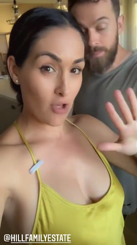 WWE Star Nikki Bella Promotes Wine Brand In Revealing Outfit 5