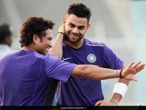 Virat Kohli and Sachin Tendulkar [Image Courtesy: Twitter]
