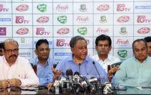 Bangladesh Cricket Board President Nazmul Hassan