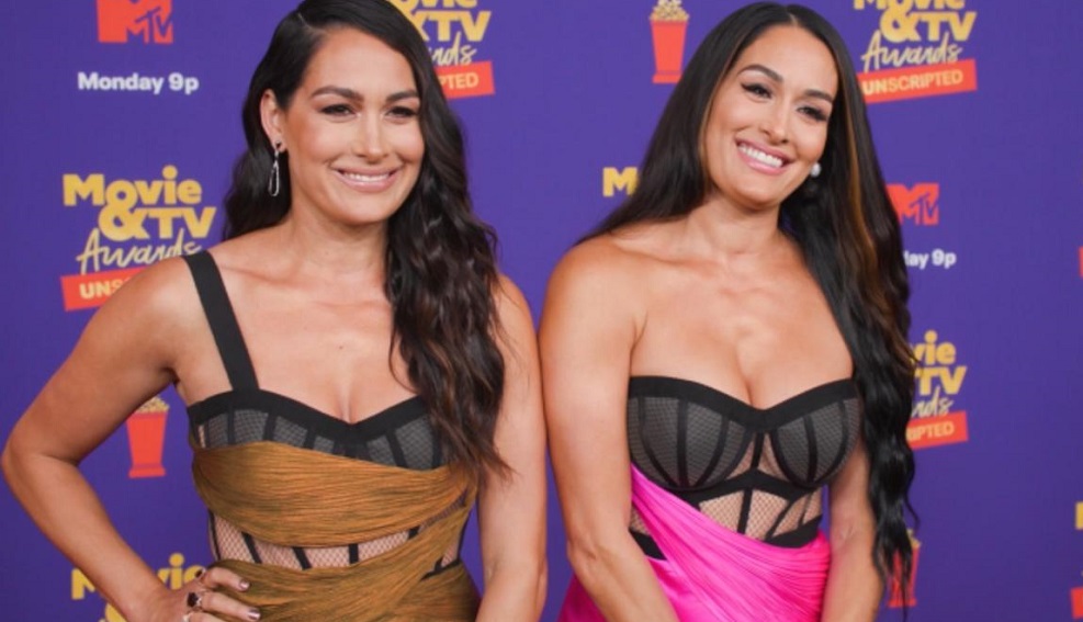 WWE’s Brie And Nikki Bella Sizzles At 2021 MTV Movie & TV Awards Red Carpet 1