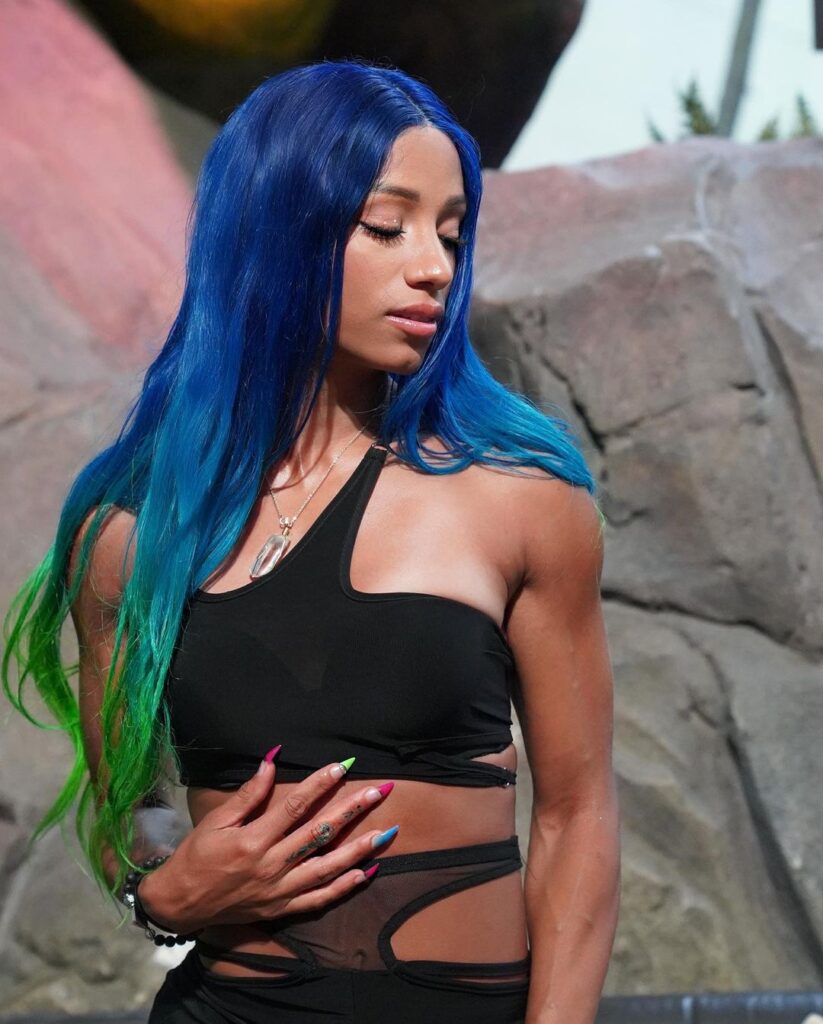 WWE Star Sasha Banks Shares Sensuous Photos From Jurrassic World Tour 6