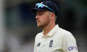 England’s Ollie Robinson Photograph: Andrew Couldridge/Action Images/Reuters