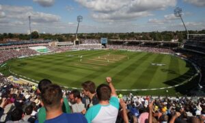 Edgbaston is known for its vibrant atmosphere and will be at 70% capacity when England play New Zealand. Photograph: Wired Photos/Shutterstock