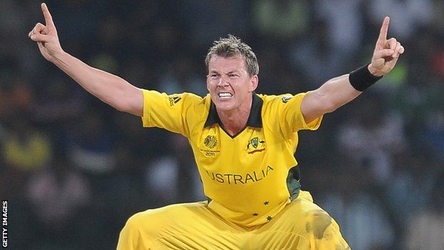 Brett Lee Getty Images