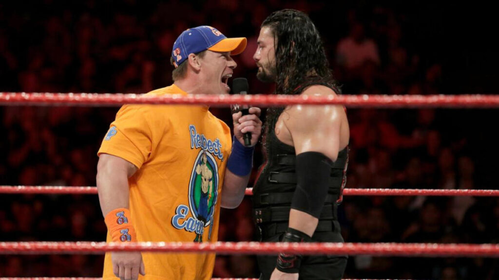 john cena roman reigns twitter