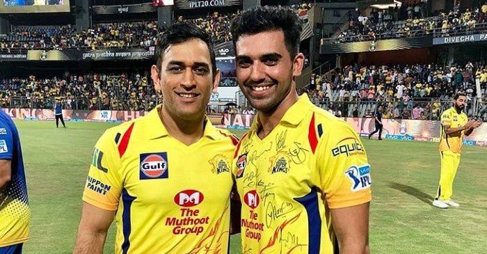 MS Dhoni, Deepak Chahar