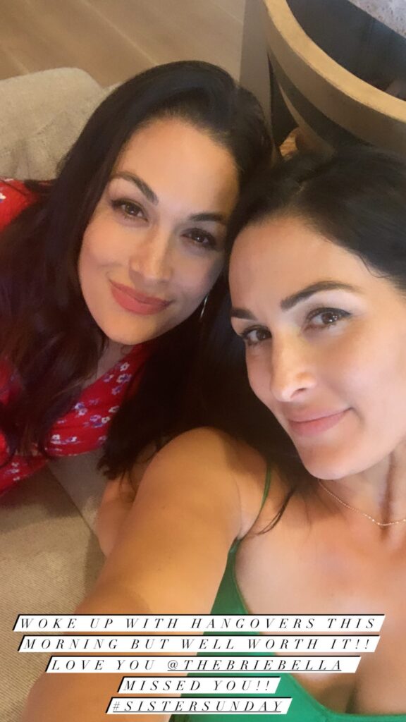 WWE Star Nikki Bella Gets Cozy With Her Papi Artem On A Date Lunch 3