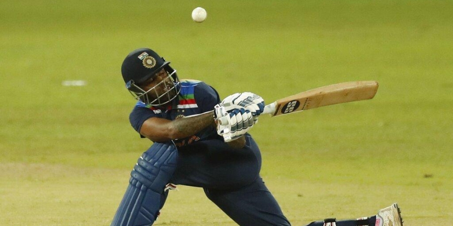 Suryakumar Yadav plays a shot during the first one day international cricket match between Sri Lanka and India in Colombo, Sri Lanka, Sunday, July 18 (Photo | AP)