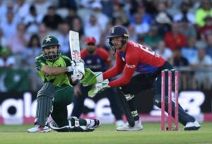 Mohammad Rizwan has been in red-hot form in T20s in 2021. (Shaun Botterill/Getty)