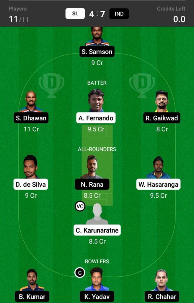 SL vs IND Dream11 Prediction, Fantasy Cricket Tips ...