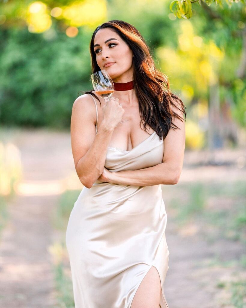 Nikki Bella Poses As White Wine Lover In Stunning Photos Ahead Of WWE Collaboration 2