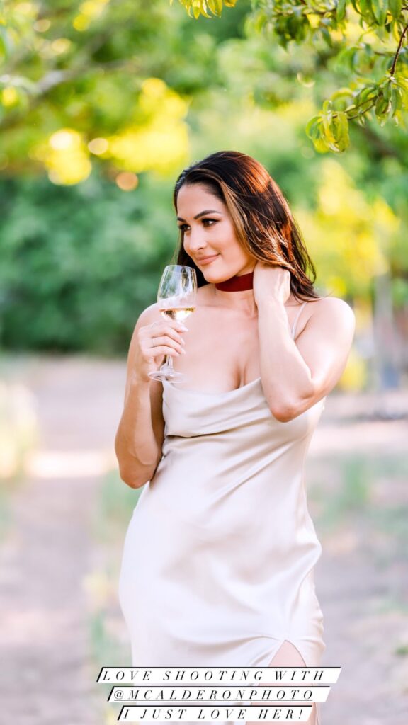 Nikki Bella Poses As White Wine Lover In Stunning Photos Ahead Of WWE Collaboration 4