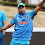 Stuart Binny had a long session in the nets ahead of the game © AFP