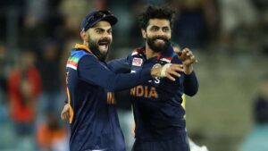 Virat Kohli and Ravindra Jadeja Image Source : GETTY