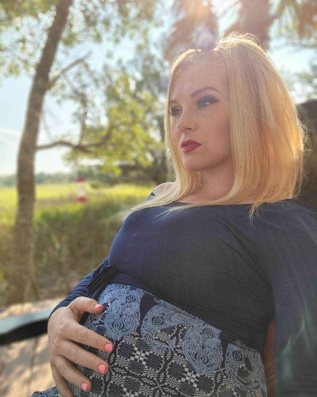 WWE Star Lacey Evans Shares Revealing Pregnancy Photo And Video