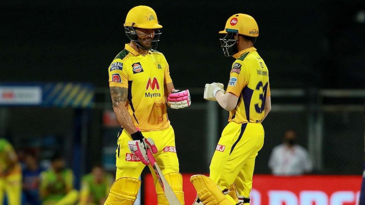 Faf du Plessis and Ruturaj Gaikwad (Image Credit: Twitter)