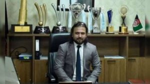 ACB president Hamid Shinwari. Credits: Twitter