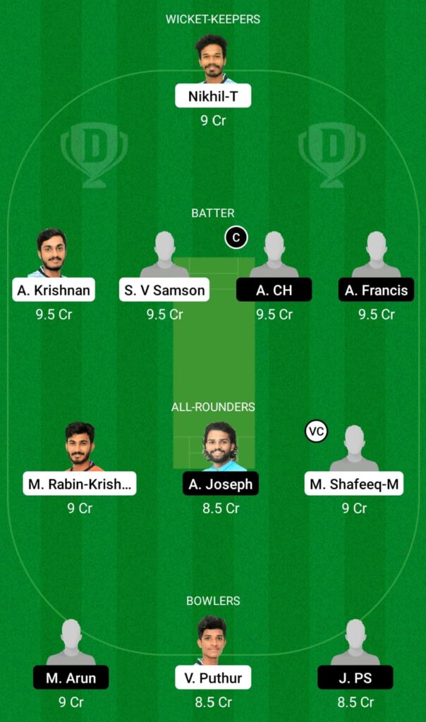 JRO vs ENC Dream11 Prediction, Fantasy Cricket Tips, Dream11 Team, Kerala Club Championship 2021