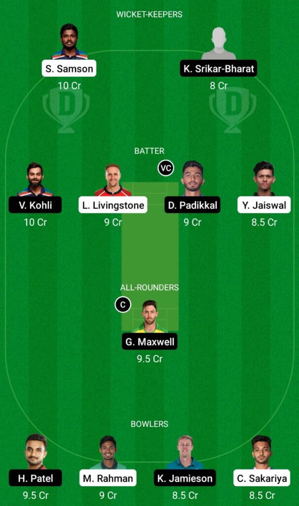 IPL 2021- RR vs RCB Dream11 Prediction, Fantasy Cricket Tips, Dream11 Team 