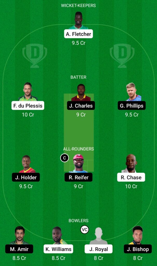 CPL 2021- SLK vs BR Dream11 Prediction, Fantasy Cricket Tips, Dream11 Team 