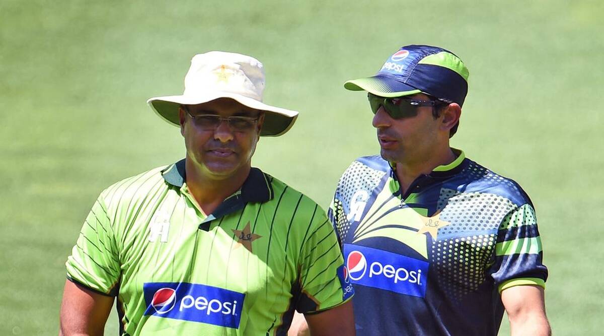 Misbah-ul-Haq, Waqar Younis- Former Pakistan Coaches (AFP)