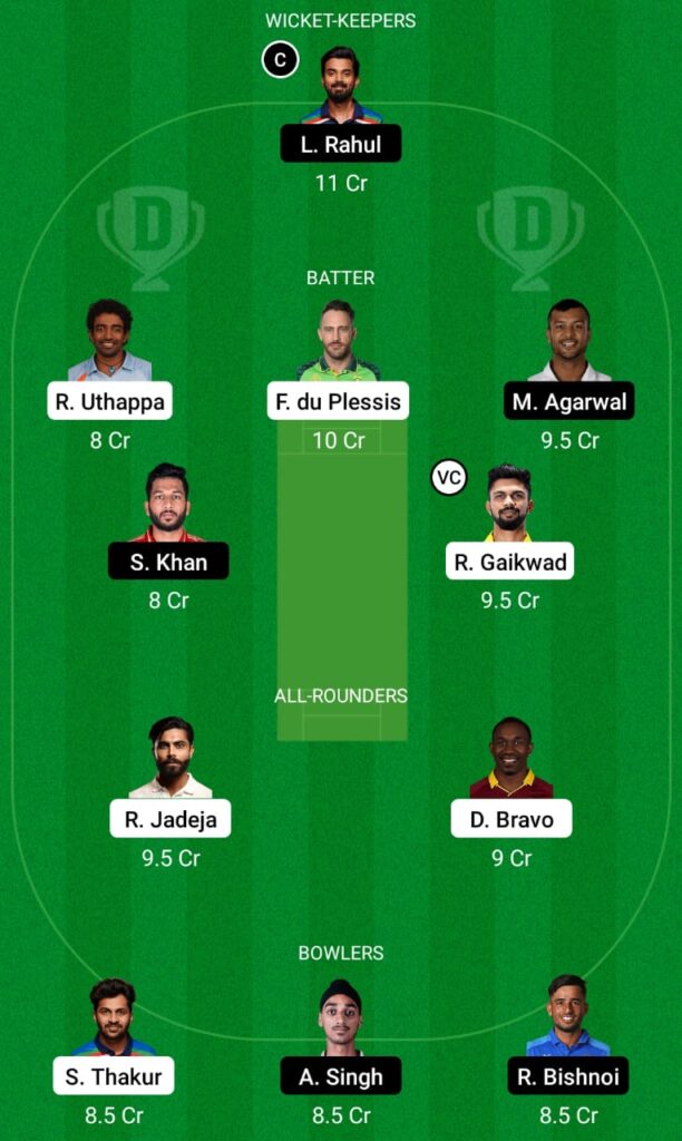 IPL 2021- CSK vs PBKS Dream11 Prediction, Fantasy Cricket Tips, Dream11 Team 