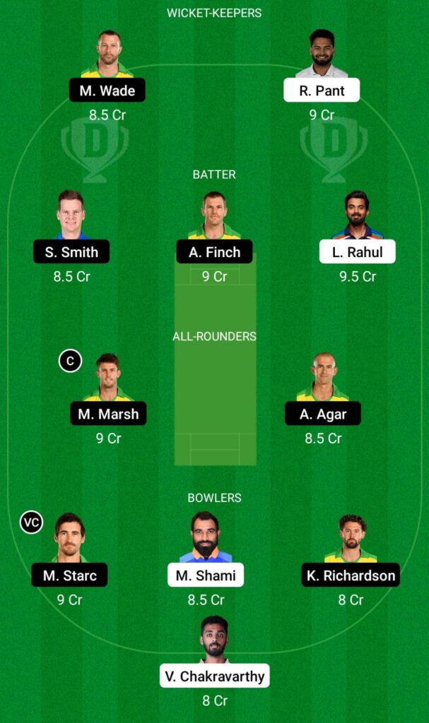 IND vs AUS Dream11 Prediction, Fantasy Cricket Tips, Dream 11 Team, ICC Men's T20 World Cup Warm-up Matches, 2021