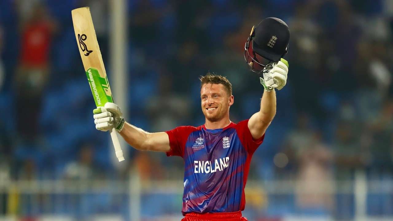 Jos Buttler smashed his maiden T20I ton | Photo: Rajasthan Royals