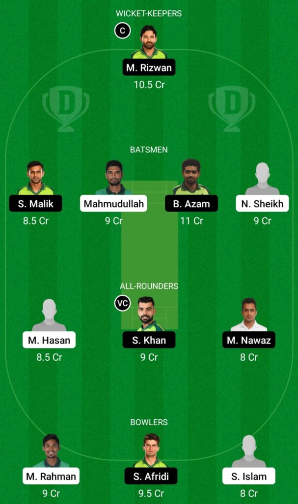 BAN vs PAK Dream11 Prediction, Fantasy Cricket Tips, Dream11 Team, Pakistan tour of Bangladesh, 2021 
