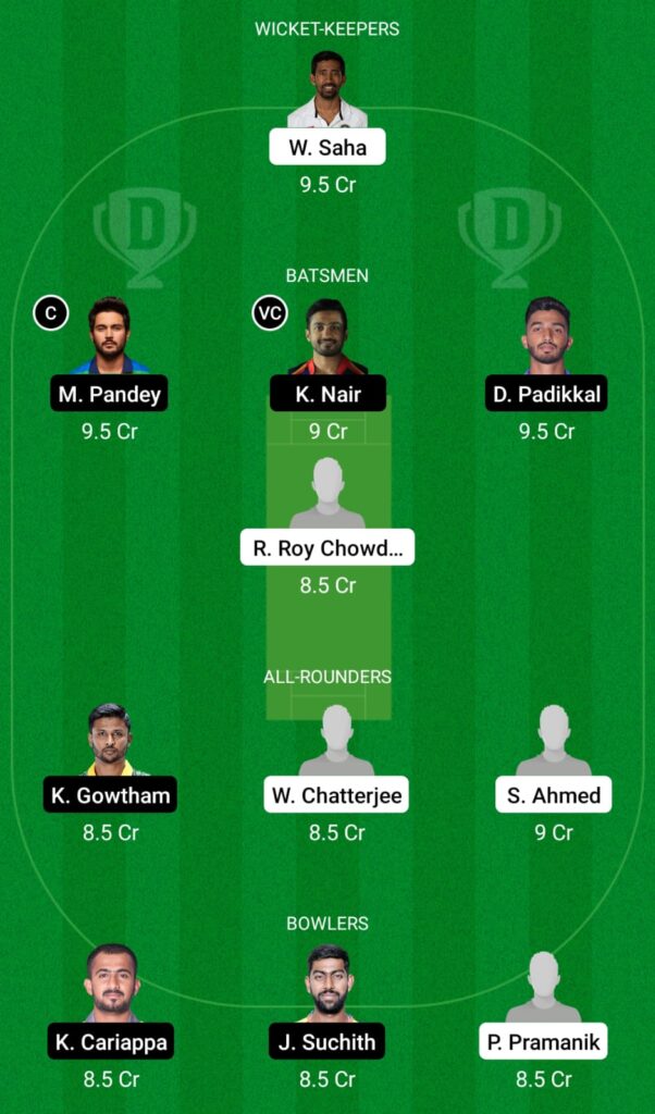 Ben Vs Kar Dream11 Prediction, Fantasy Cricket Tips, Dream11 Team, Playing Xi, Pitch Report And Injury Update- Syed Mushtaq Ali Trophy 2021 3 BEN vs KAR Dream11 Prediction, Fantasy Cricket Tips, Dream11 Team, Syed Mushtaq Ali Trophy 2021