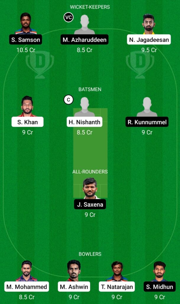 TN vs KER Dream11 Prediction, Fantasy Cricket Tips, Dream11 Team, Syed Mushtaq Ali Trophy 2021