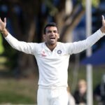 Zaheer Khan (Photo credit should read Marty Melville/AFP/Getty Images)