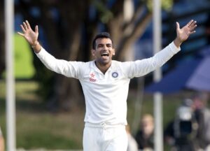Zaheer Khan (Photo credit should read Marty Melville/AFP/Getty Images)