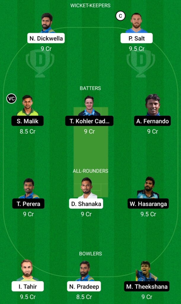 DG vs JK Dream11 Prediction, Fantasy Cricket Tips, Dream11 Team, LPL 2021 