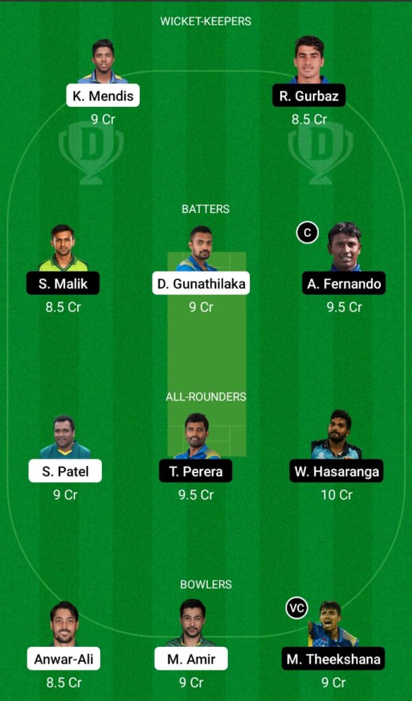 GG vs JK Dream11 Prediction, Fantasy Cricket Tips, Dream11 Team, LPL 2021 