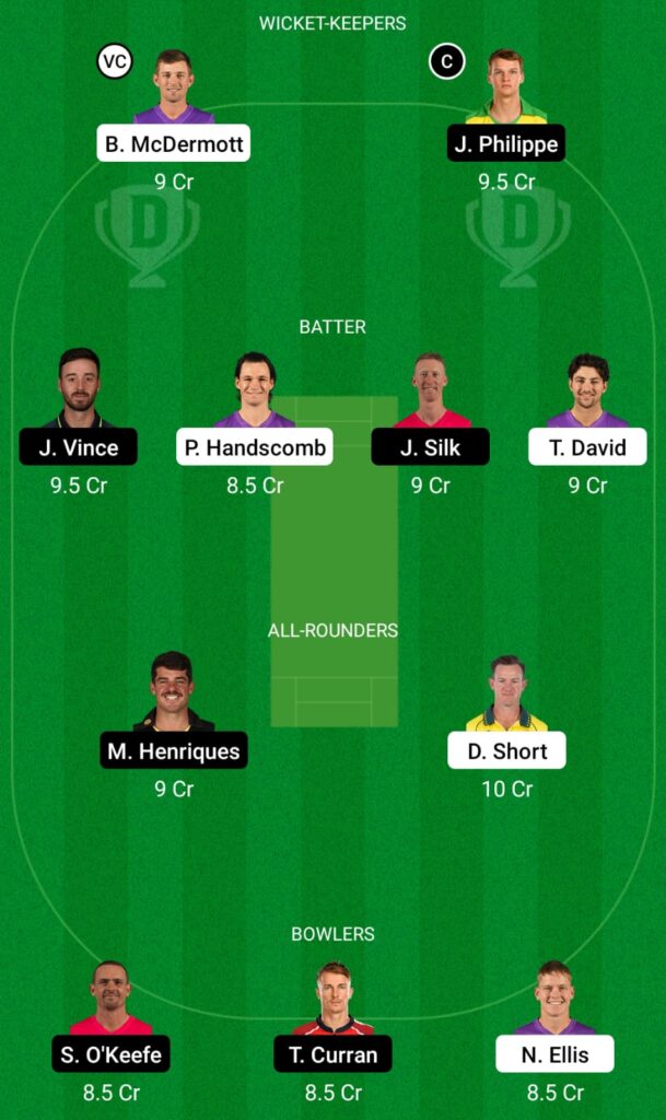 HUR vs SIX Dream11 Prediction, Fantasy Cricket Tips, Dream11 Team, BBL 2021-22 